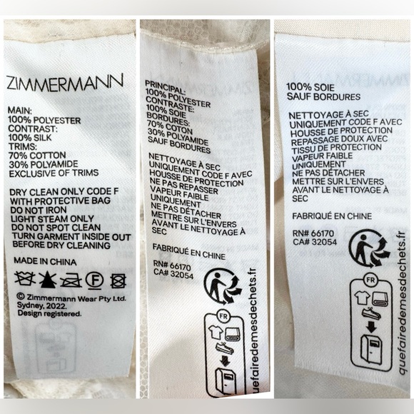 ZIMMERMANN Sensory Lace Velvet and Tulle Embroidered Midi Dress - Picture 16 of 16